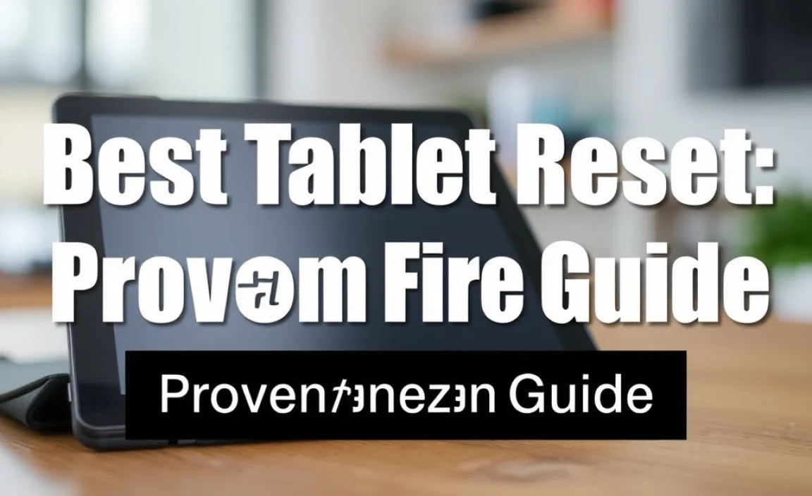 Best Tablet Reset: Proven Amazon Fire Guide