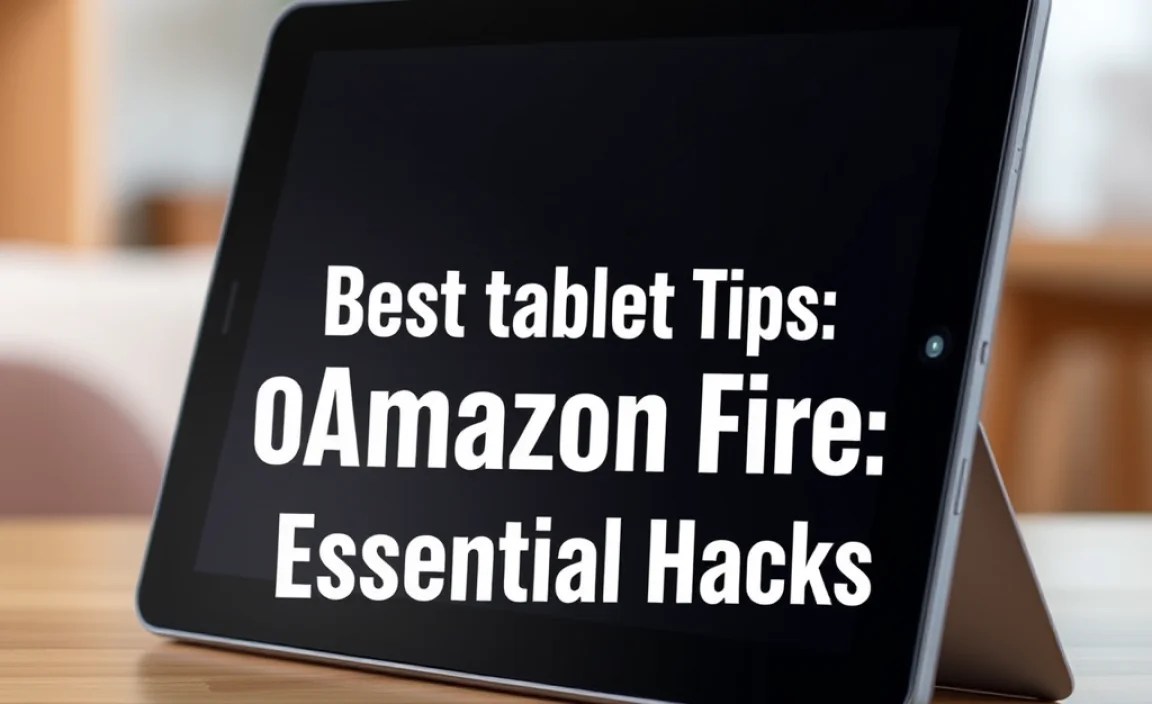 Best Tablet Tips On Amazon Fire: Essential Hacks