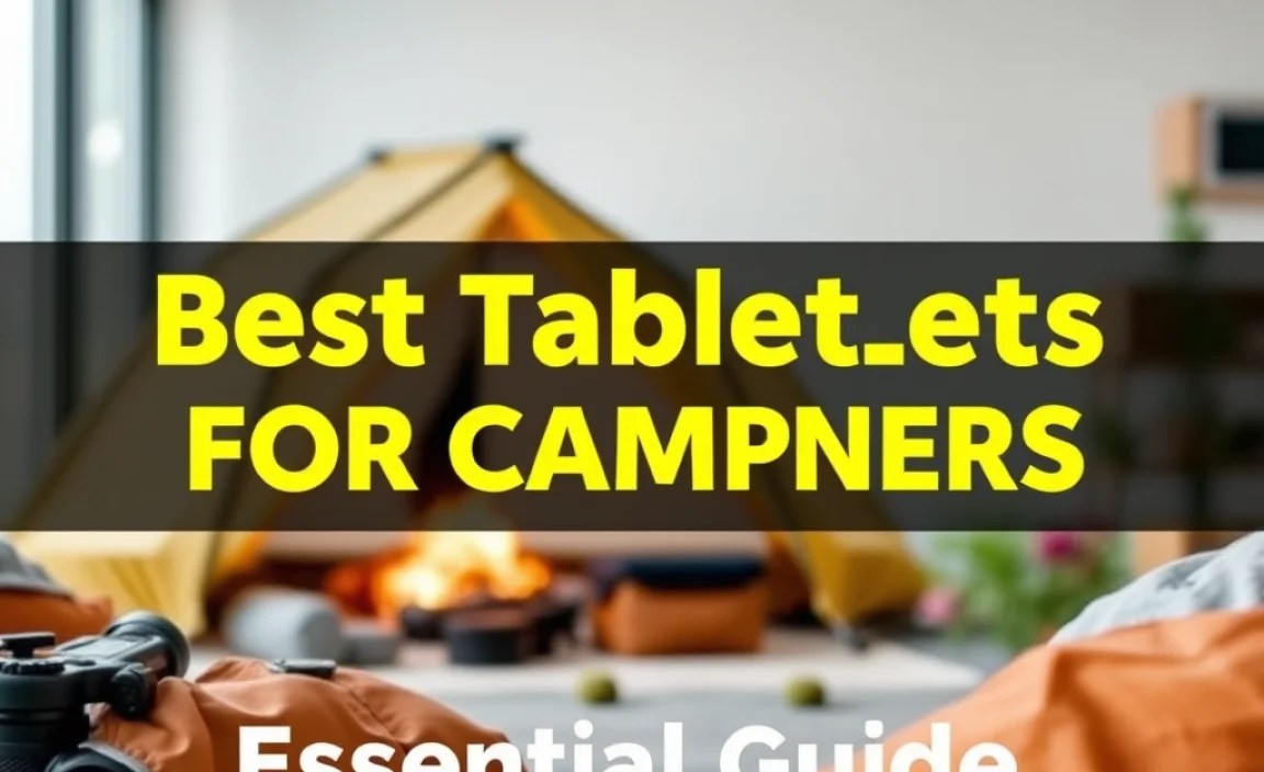 Best Tablets For Camping For Beginners: Essential Guide