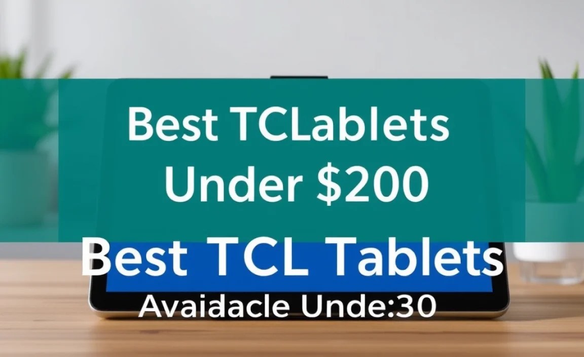 Best TCL Tablets Available Under $200