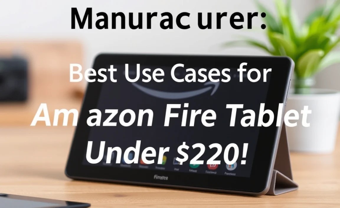 Best Use Cases for Amazon Fire Tablets