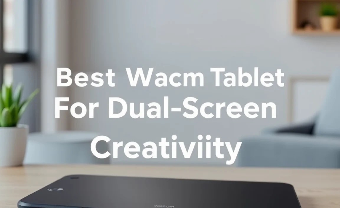 Best Wacom Tablet For Dual-Screen Creativity