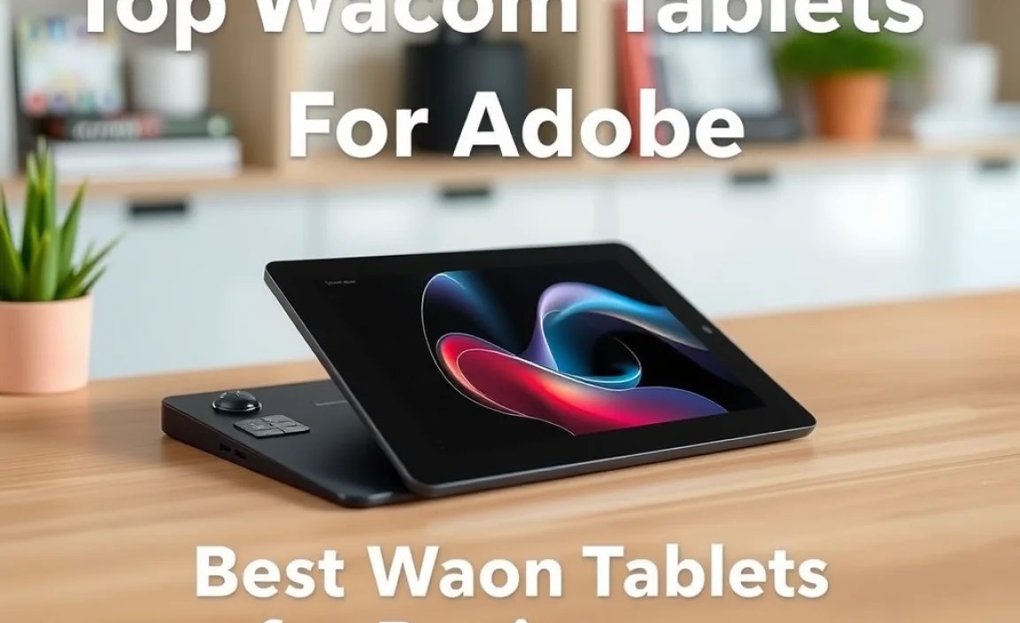 Best Wacom Tablets for Beginners Using Adobe