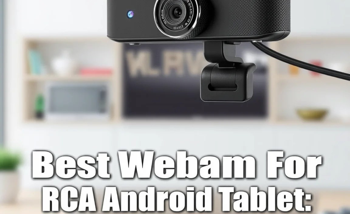 Best Webcam For Rca Android Tablet: Top Picks!
