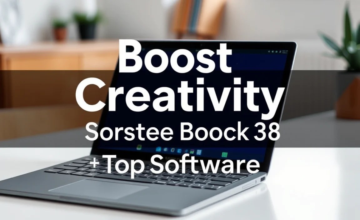 Boost Creativity: Surface Book 3 & Top Software