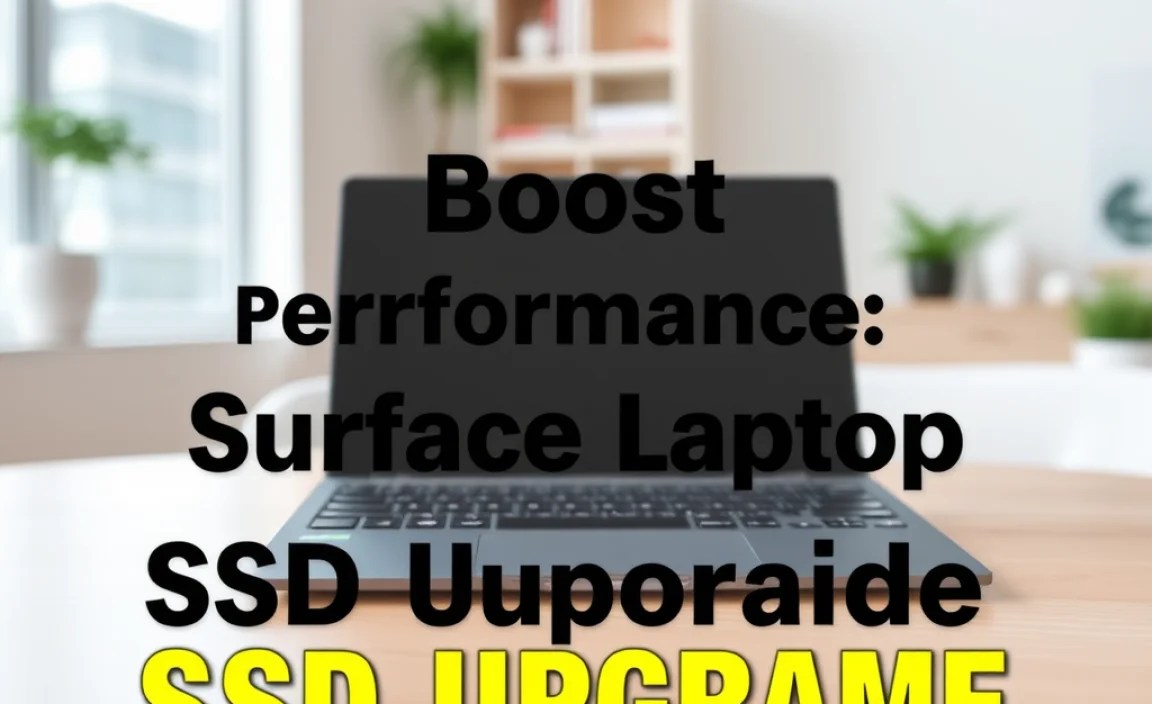 Boost Performance: Surface Laptop Studio SSD Upgrade