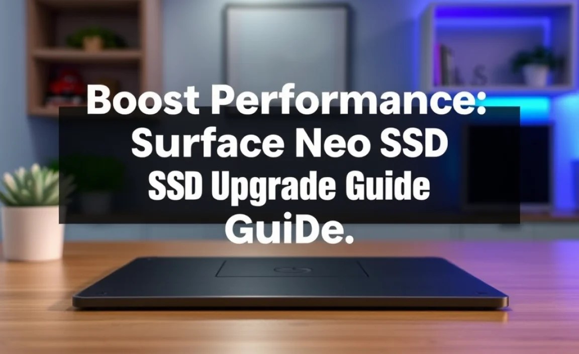 Boost Performance: Surface Neo SSD Upgrade Guide