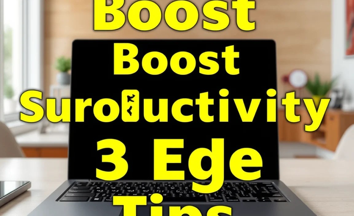 Boost Productivity: Surface Book 3 Edge Tips