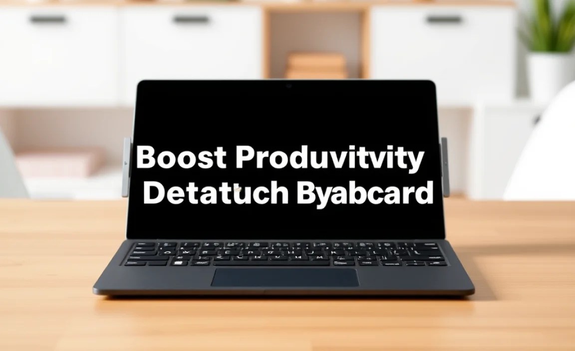 Boost Productivity: Surface Go Detachable Keyboard
