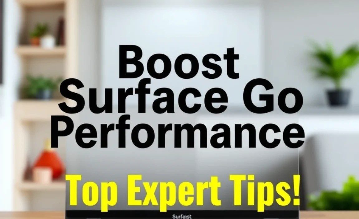 Boost Surface Go Performance: Top Expert Tips!
