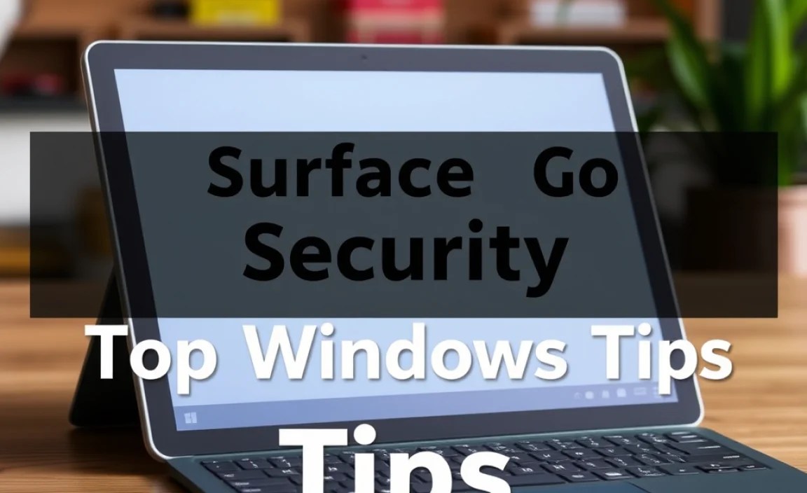 Boost Surface Go Security: Top Windows Tablet Tips