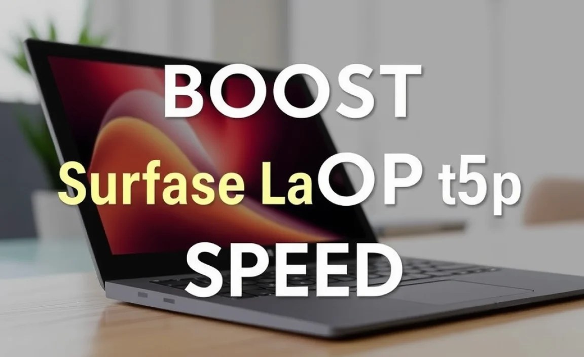 Boost Surface Laptop 5 Speed: Quick Fix Guide