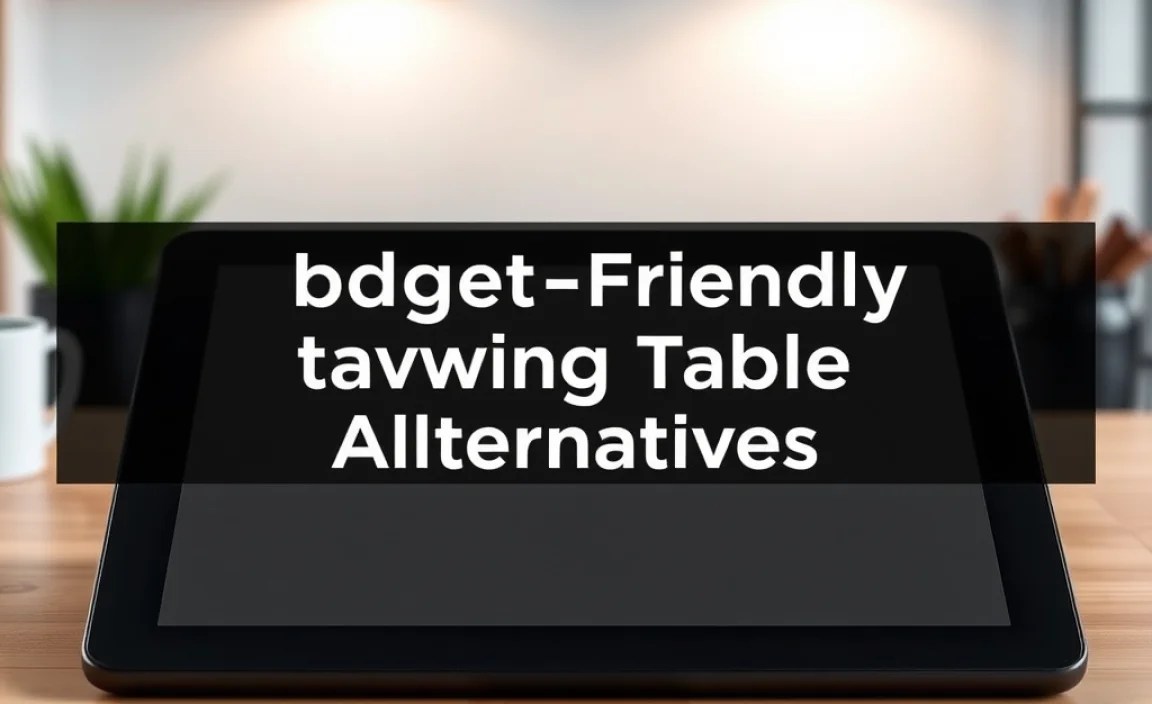 Budget-Friendly Drawing Tablet Alternatives