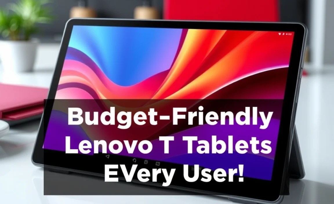 Budget-Friendly Lenovo Tablets