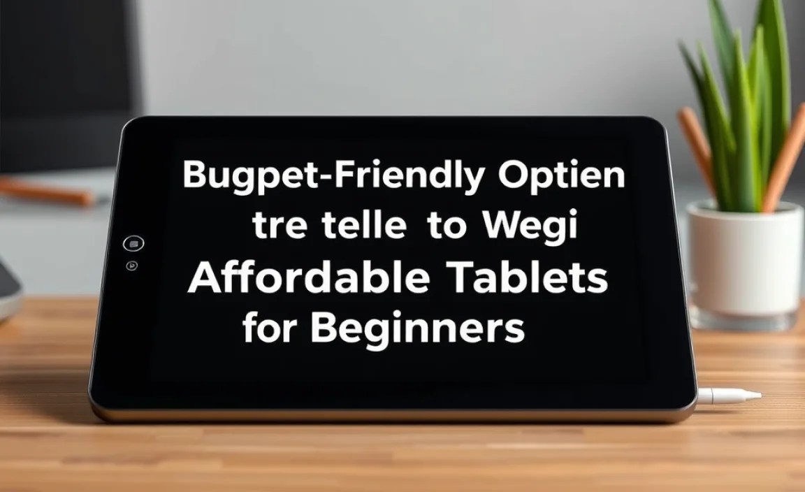 Budget-Friendly Options: Affordable Tablets for Beginners