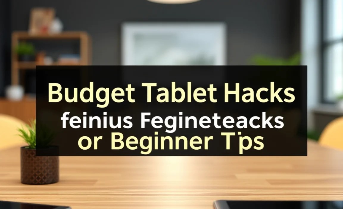 Budget Tablet Hacks for Enhanced Usability