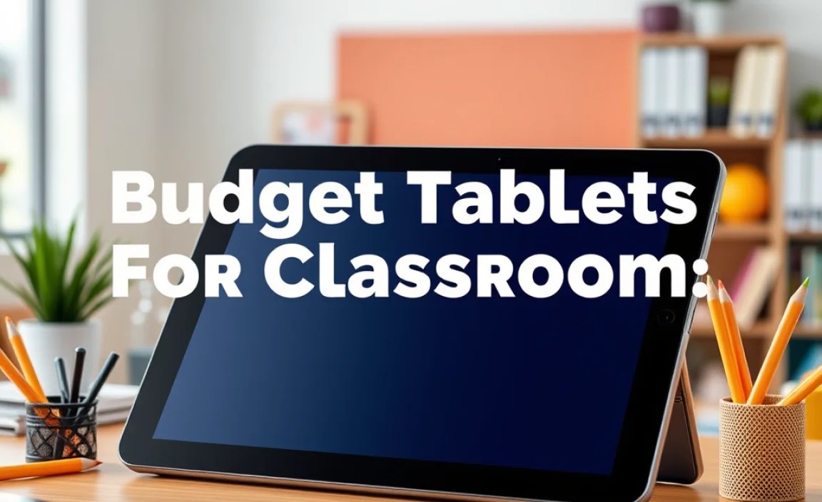 Budget Tablets For Classroom: Genius Budget
