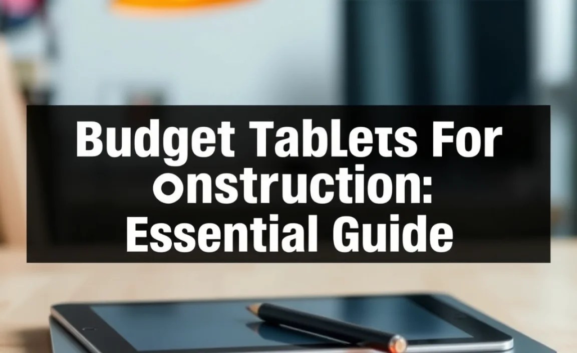 Budget Tablets For Construction: Essential Guide