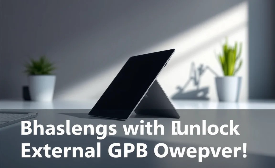 Challenges with External GPU Support