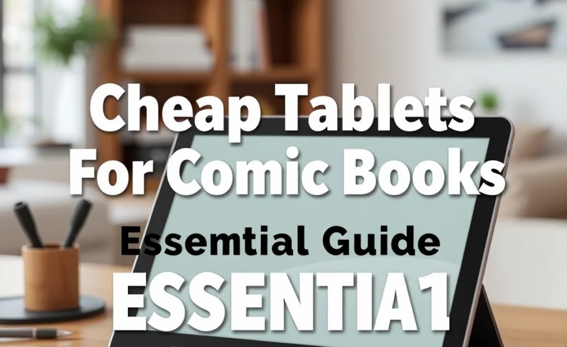 Cheap Tablets For Comic Books: Essential Guide