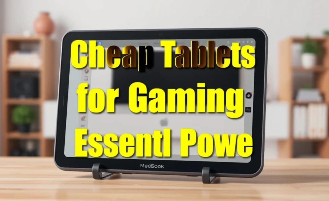 Cheap Tablets for Gaming: Essential Power