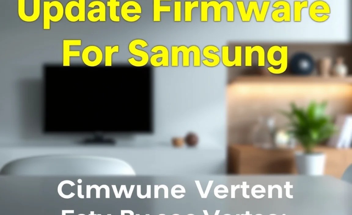 Checking Current Firmware Version