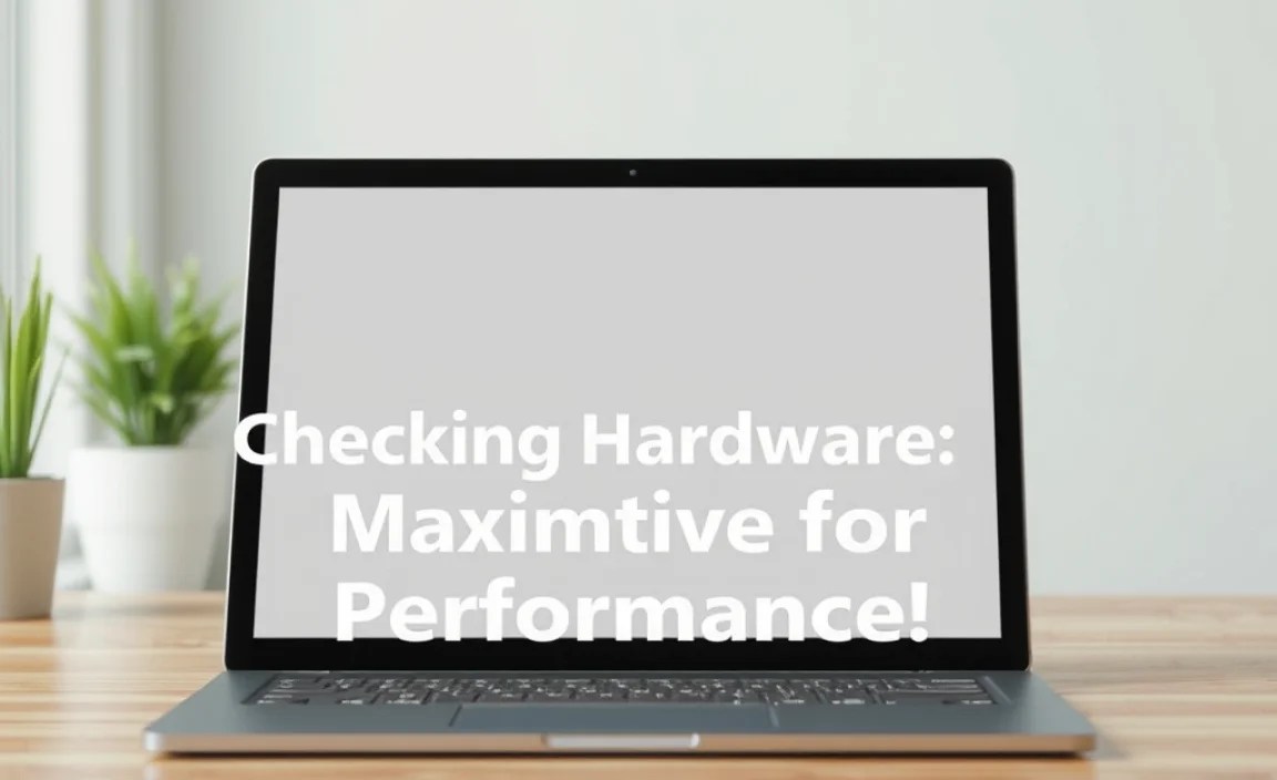 Checking Hardware for Maximum Efficiency