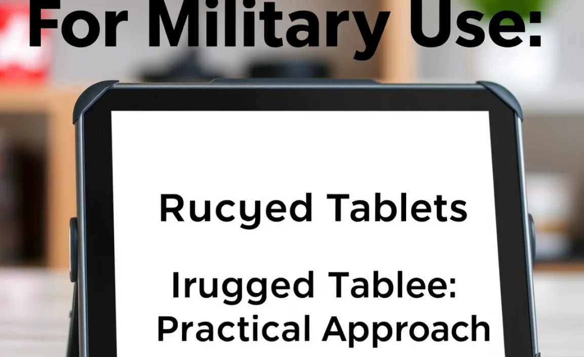 Choosing the Right Rugged Tablet: A Practical Approach