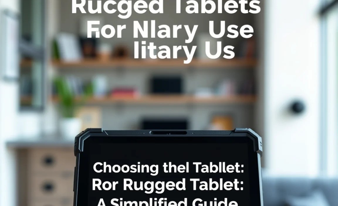 Choosing the Right Rugged Tablet: A Simplified Guide