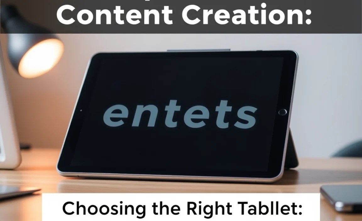 Choosing the Right Tablet: A Step-by-Step Guide
