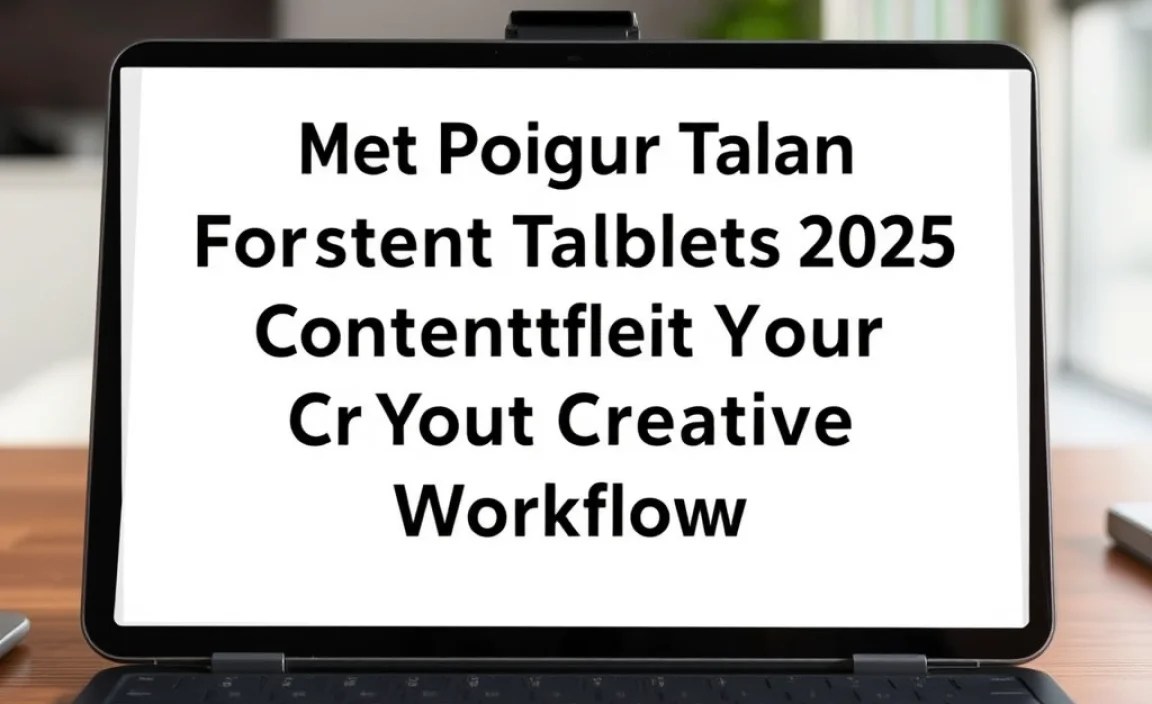 Choosing the Right Tablet for Your Creative Workflow