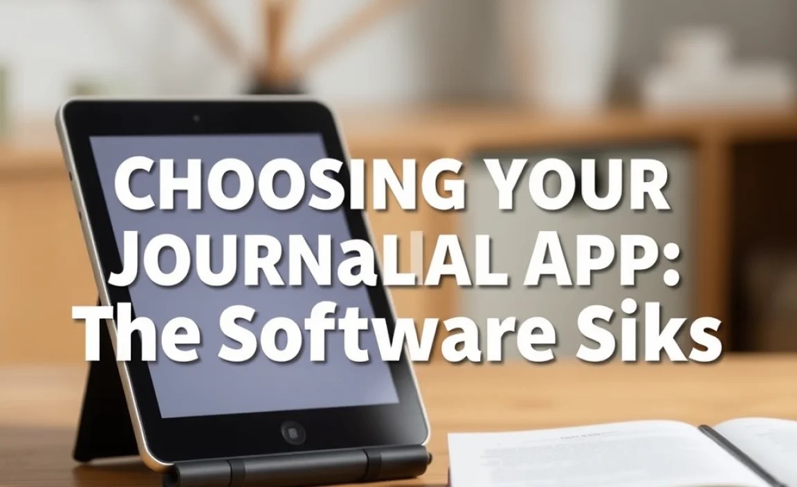 Choosing Your Journaling App: The Software Side