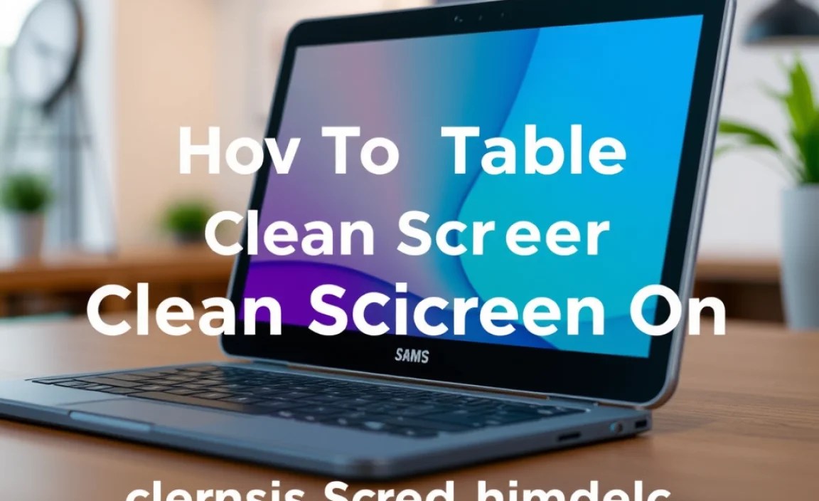 Cleaning Specific Samsung Tablet Models