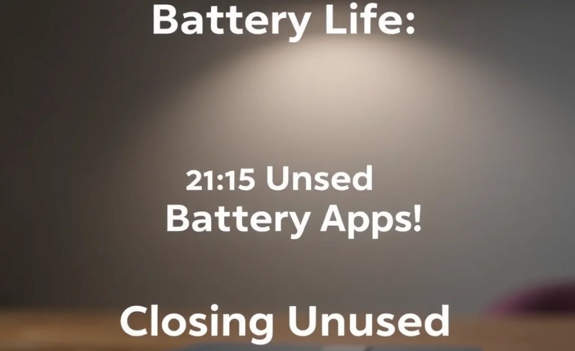 Closing Unused Apps