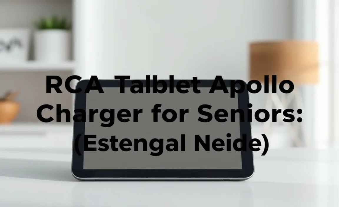 Common RCA Tablet Models and Their Charger Needs (Example Table)
