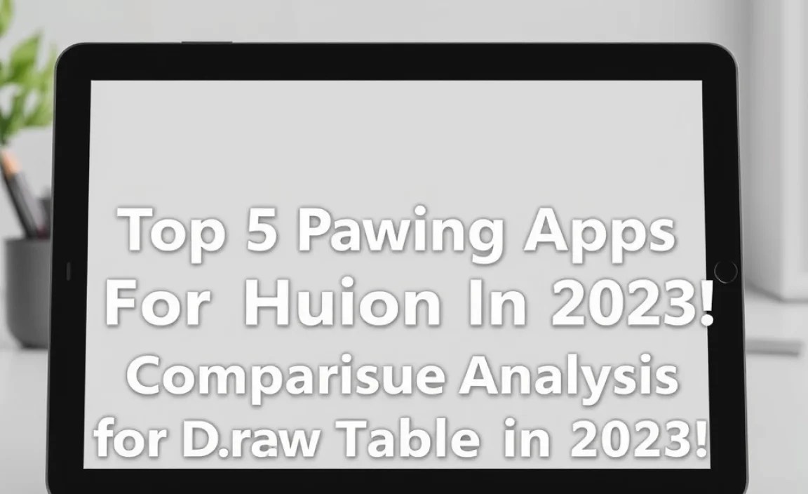 Comparative Analysis of Drawing Apps