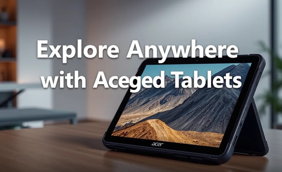 Comparing Acer Rugged Tablets