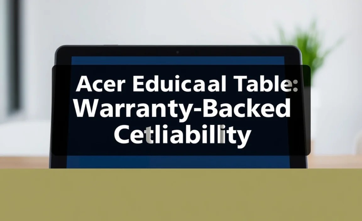 Comparing Acer Tablets and Competitors