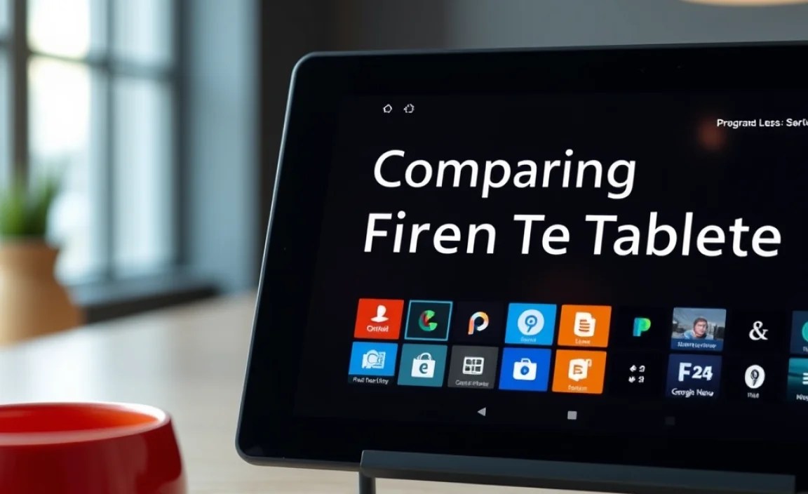 Comparing Amazon Fire Tablets