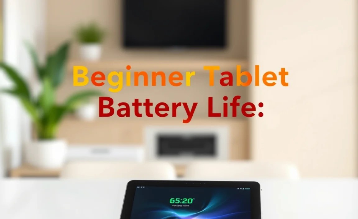 Comparing Battery Life Across Different Beginner Tablet Types