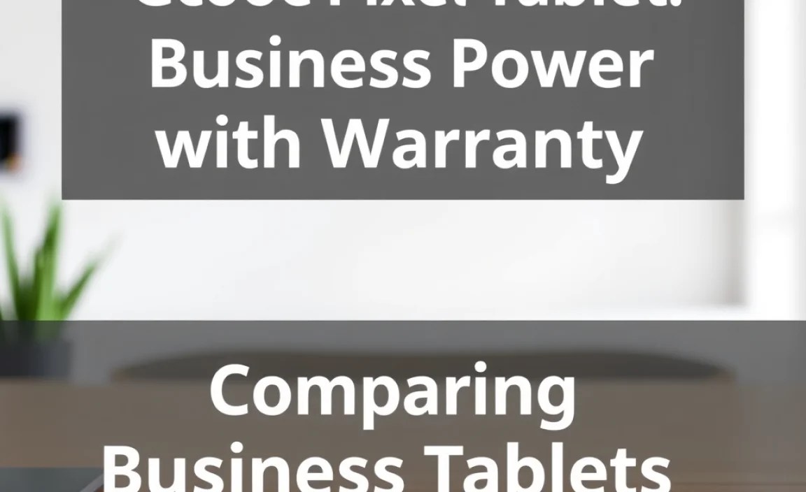 Comparing Business Tablets