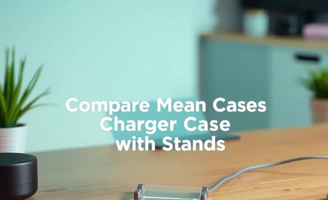 Comparing Charger Cases with Stands