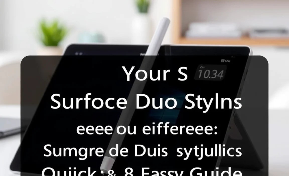 Comparing Different Surface Duo Styluses