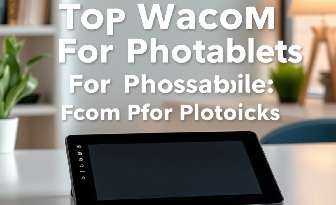 Comparing Different Wacom Models for Photoshop