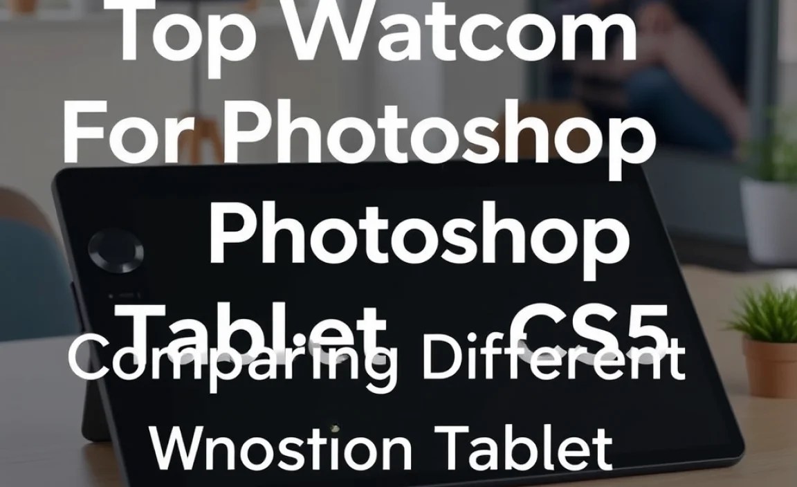 Comparing Different Wacom Tablet Models