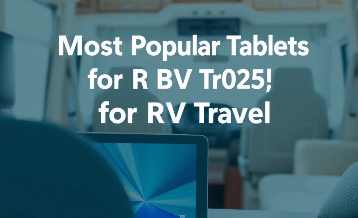 Comparing Key Tablets for RV Travel