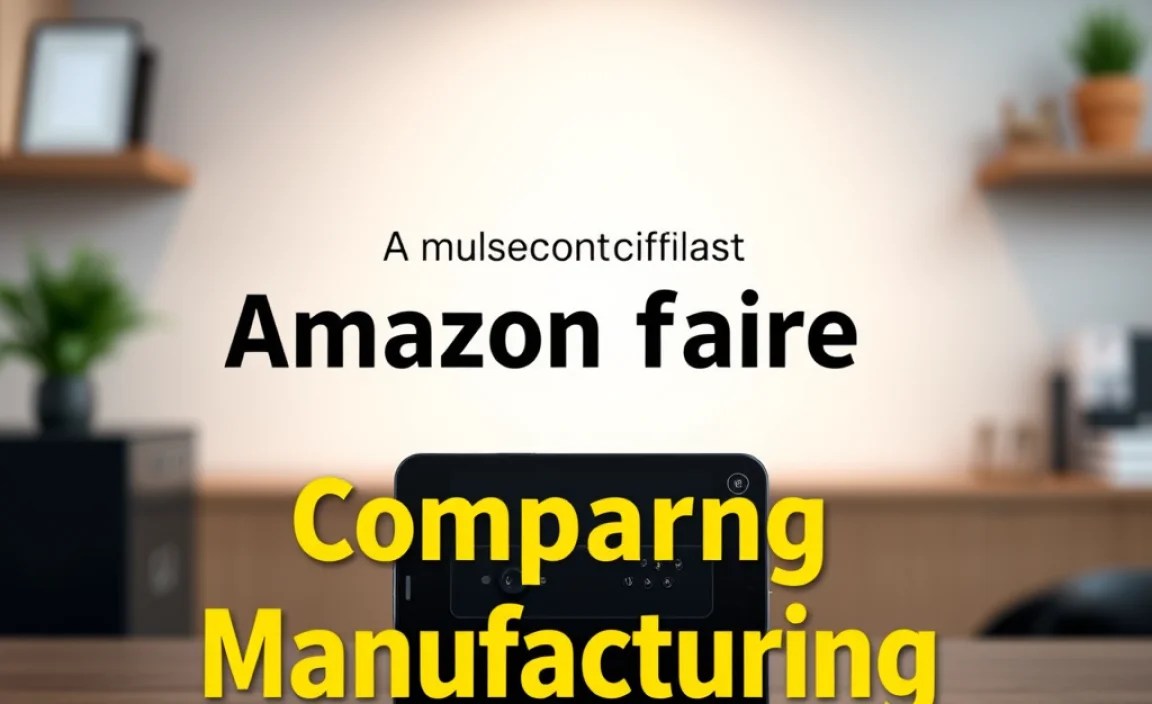 Comparing Manufacturing Standards