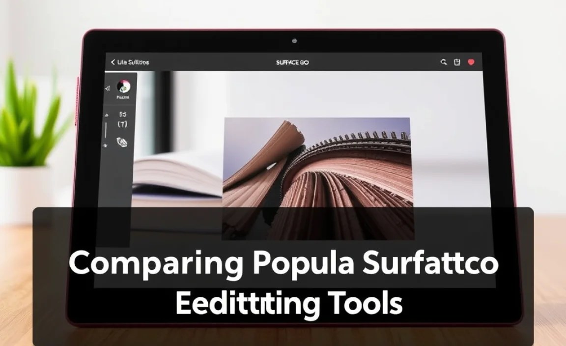 Comparing Popular Surface Go Photo Editing Tools
