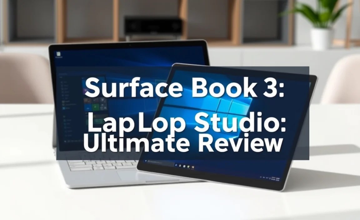 Comparing Surface Book 3 and Surface Laptop Studio