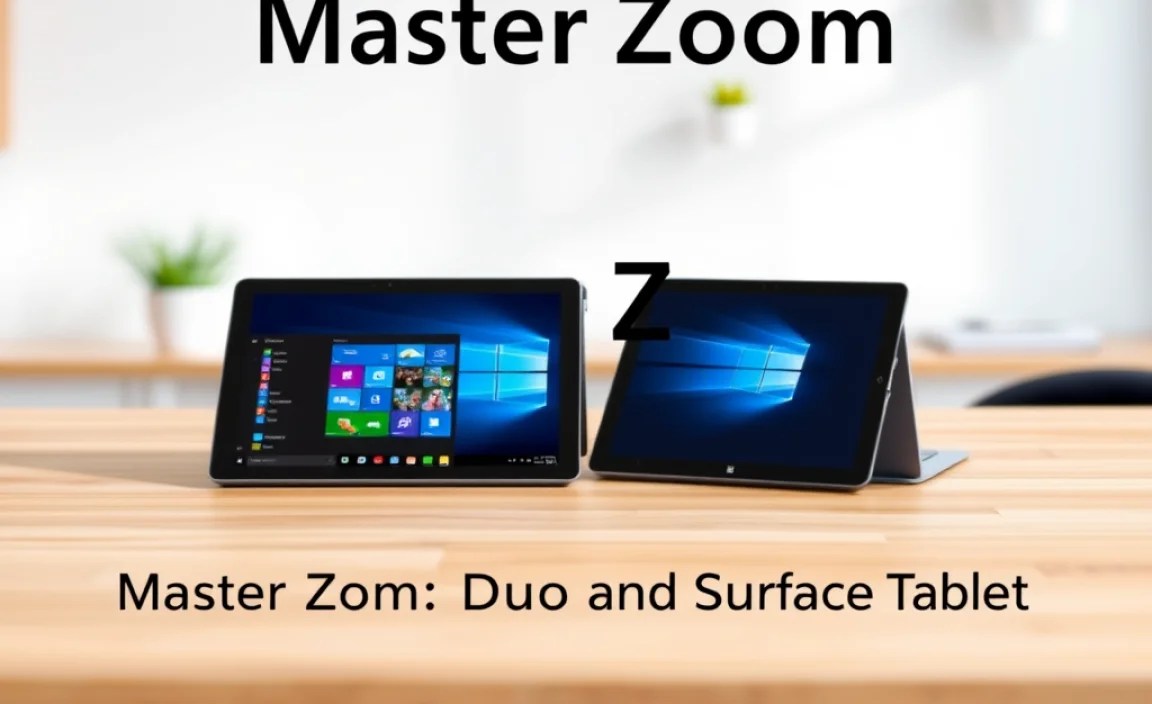 Comparing Surface Duo and Surface Tablet